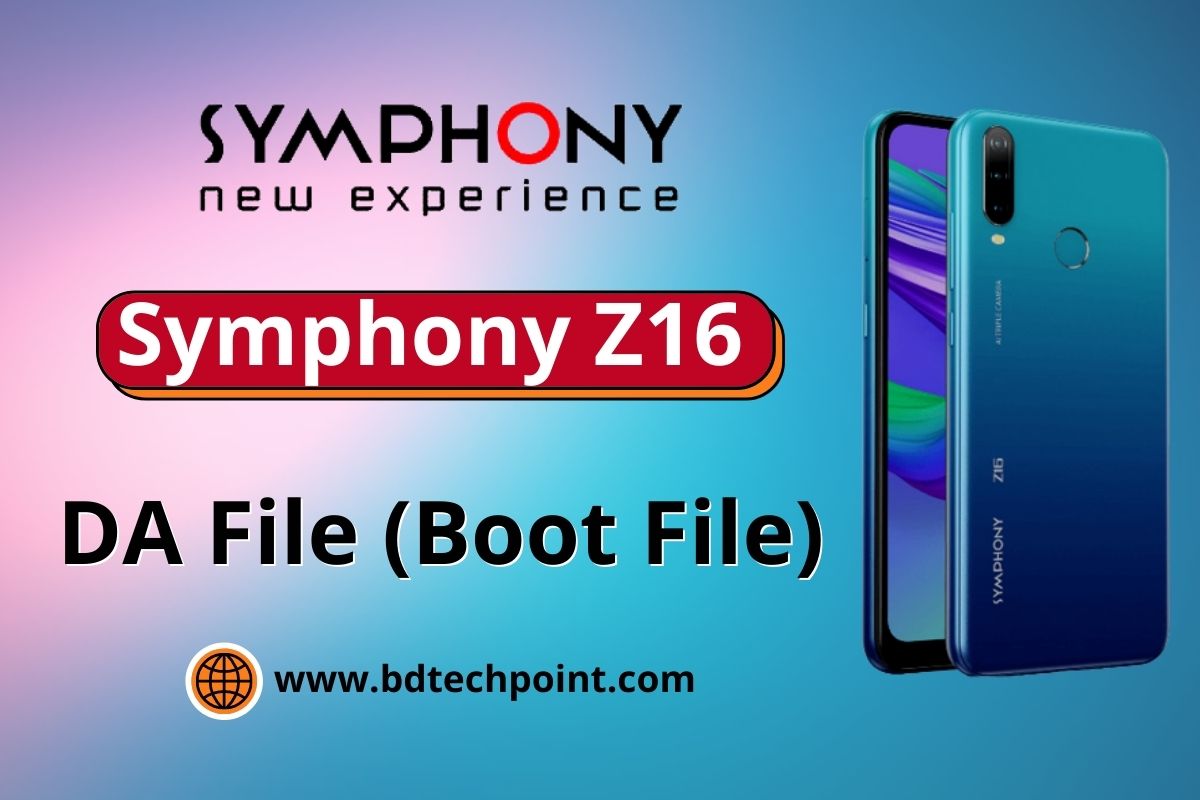 Symphony Z16 DA File (Boot File)